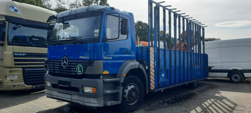 Mercedes-Benz 1828 Pritsche+Glastransport - Kamion sa tovarnim sandukom, Kamion sa dizalicom: slika 2 Mercedes-Benz 1828 Pritsche+Glastransport - Kamion sa tovarnim sandukom, Kamion sa dizalicom: slika 2