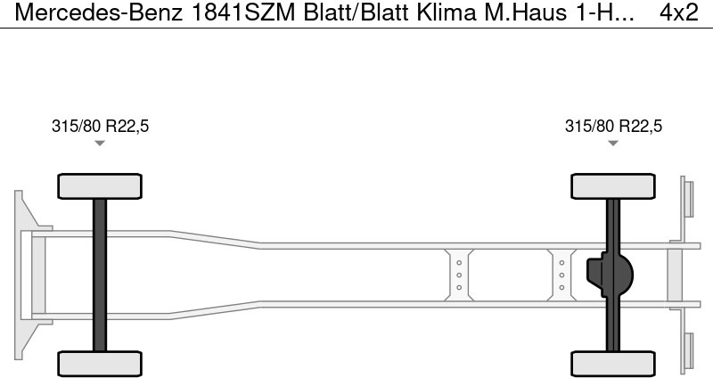 Mercedes-Benz 1841SZM Blatt/Blatt Klima M.Haus 1-Hand - Istovarivač: slika 4 Mercedes-Benz 1841SZM Blatt/Blatt Klima M.Haus 1-Hand - Istovarivač: slika 4