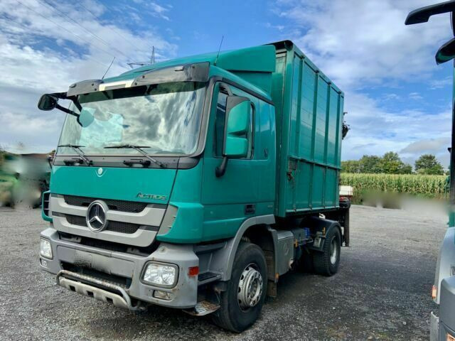 Mercedes-Benz 1844K 4x2 Kipper mit Kran Blattgefedert - Istovarivač, Kamion sa dizalicom: slika 1 Mercedes-Benz 1844K 4x2 Kipper mit Kran Blattgefedert - Istovarivač, Kamion sa dizalicom: slika 1