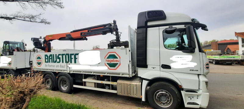 Mercedes-Benz 2545 Actros Pritsche Kran Palfinger PK21001 - Kamion sa tovarnim sandukom, Kamion sa dizalicom: slika 3 Mercedes-Benz 2545 Actros Pritsche Kran Palfinger PK21001 - Kamion sa tovarnim sandukom, Kamion sa dizalicom: slika 3