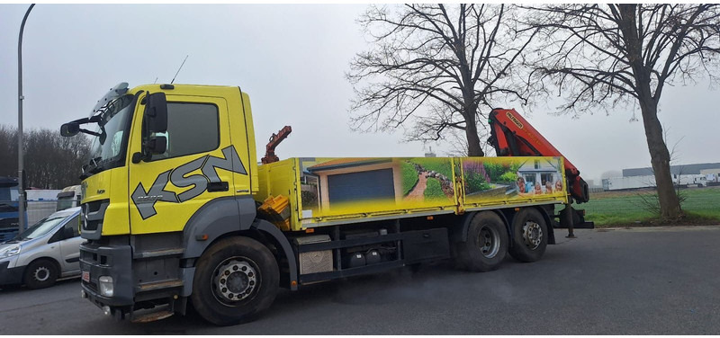 Mercedes-Benz 2636 Axor 3-Achser 6x2 mit Kran PK14002+Funk - Kamion sa tovarnim sandukom, Kamion sa dizalicom: slika 2 Mercedes-Benz 2636 Axor 3-Achser 6x2 mit Kran PK14002+Funk - Kamion sa tovarnim sandukom, Kamion sa dizalicom: slika 2