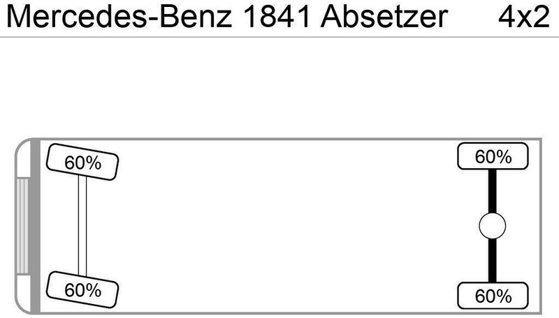 Mercedes-Benz 2641 Absetzer 6x2 Blatt/Luft Klima AHK - Kamion za utovaranje kontejnera: slika 4 Mercedes-Benz 2641 Absetzer 6x2 Blatt/Luft Klima AHK - Kamion za utovaranje kontejnera: slika 4
