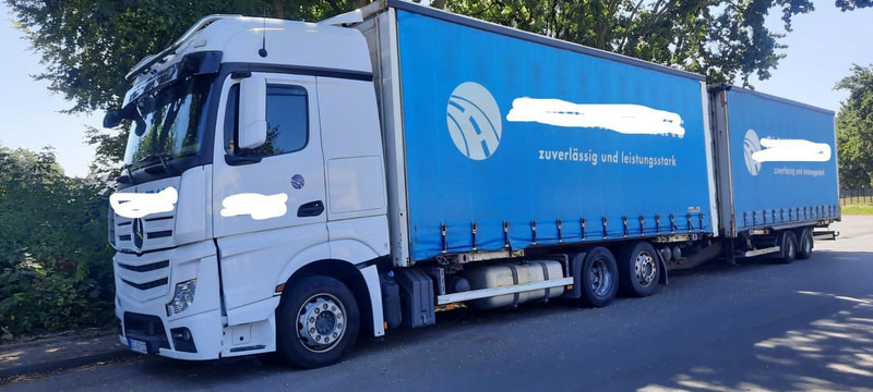 Mercedes-Benz 2642 Jumbozug Mit Hänger - Kamion sa ceradom: slika 1 Mercedes-Benz 2642 Jumbozug Mit Hänger - Kamion sa ceradom: slika 1