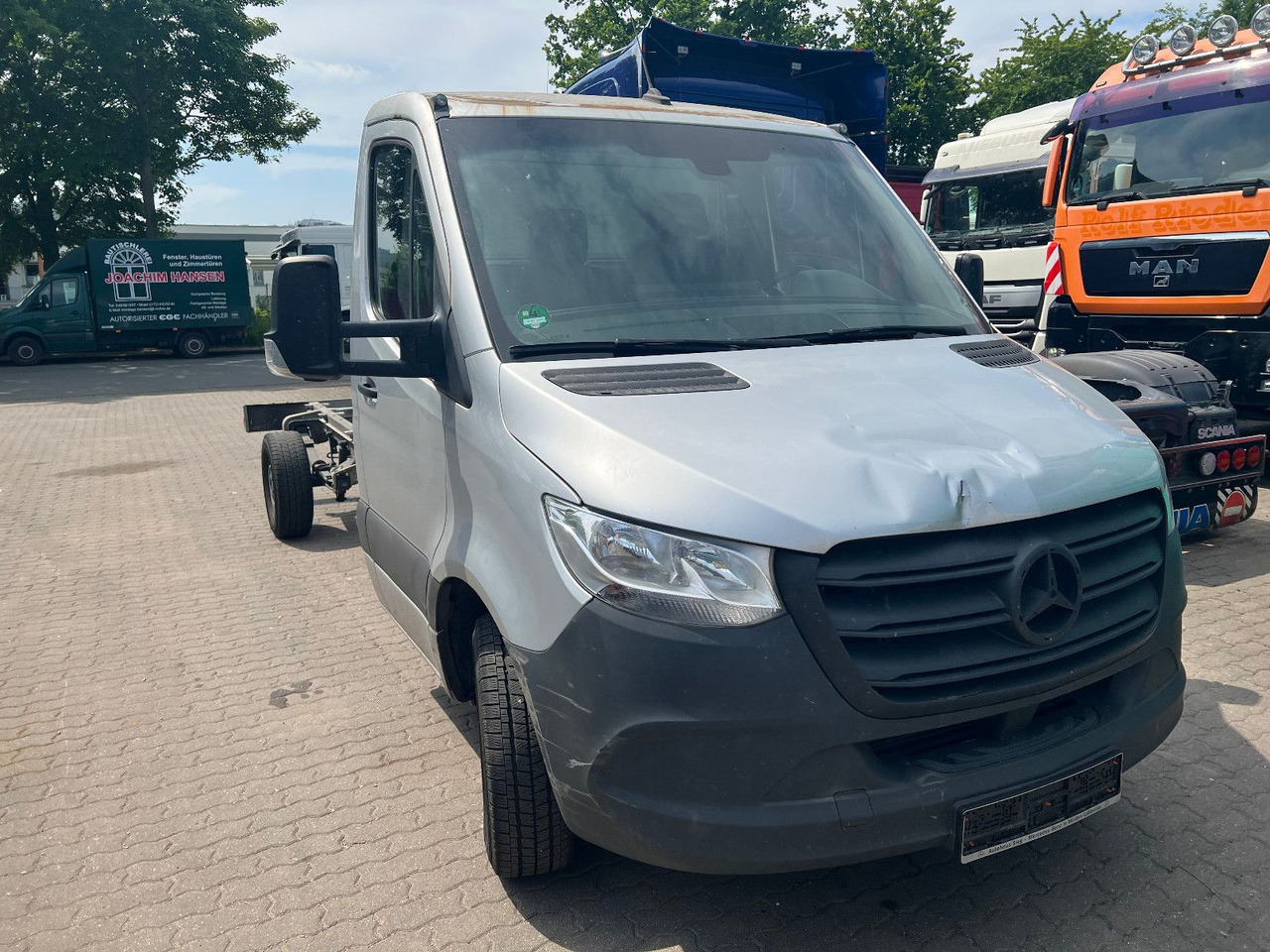 Mercedes-Benz Sprinter III 314 cdi Fahrgestell Klima Vollaust - Kamion sa golom šasijom i zatvorenom kabinom: slika 2 Mercedes-Benz Sprinter III 314 cdi Fahrgestell Klima Vollaust - Kamion sa golom šasijom i zatvorenom kabinom: slika 2