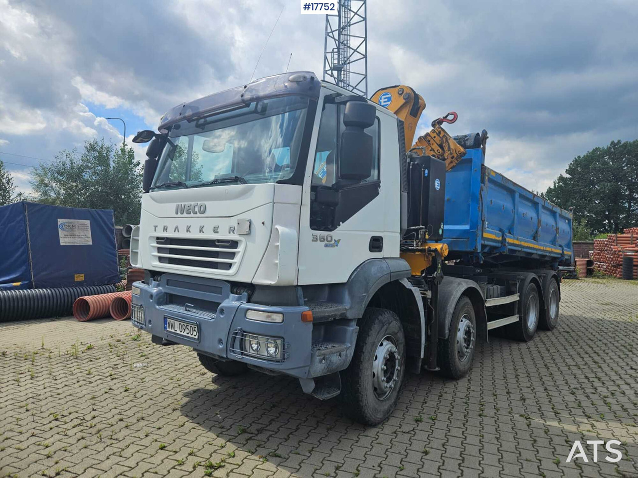 2007 Iveco Trakker +EFFER 210 3s - Kamion sa dizalicom, Istovarivač: slika 1 2007 Iveco Trakker +EFFER 210 3s - Kamion sa dizalicom, Istovarivač: slika 1
