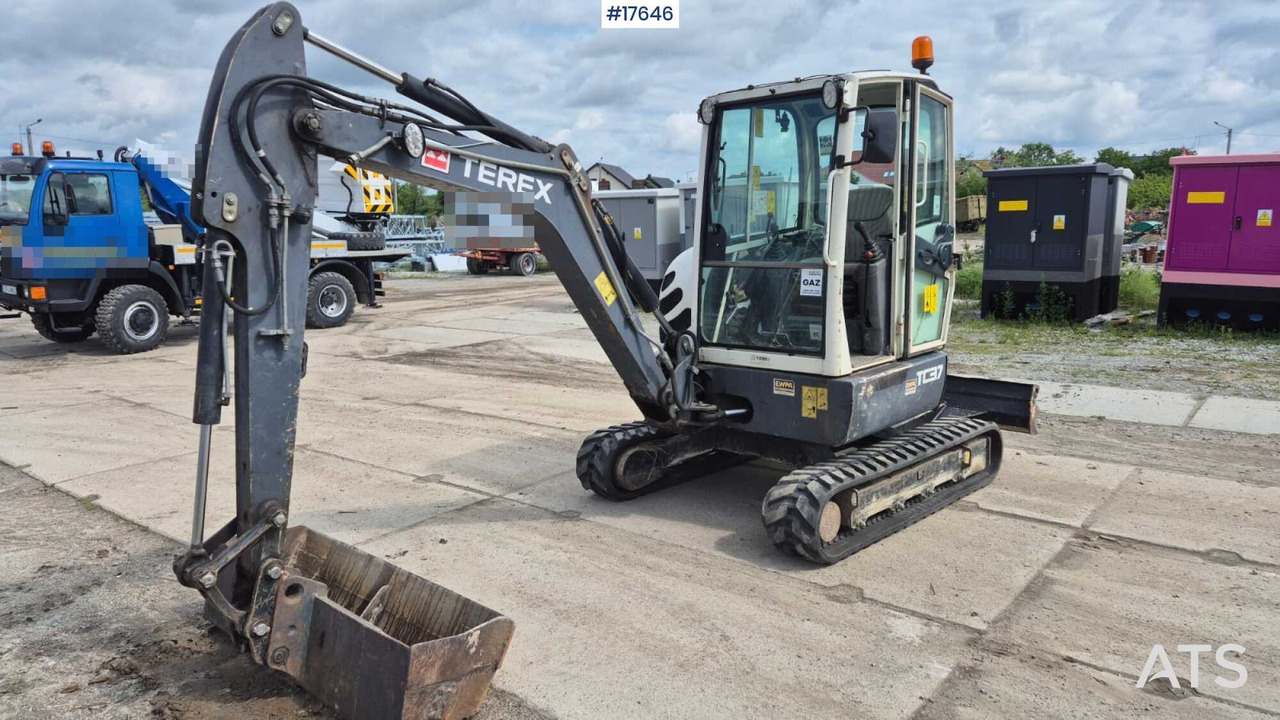 2012 Terex TC 37 - Mini bager: slika 1 2012 Terex TC 37 - Mini bager: slika 1