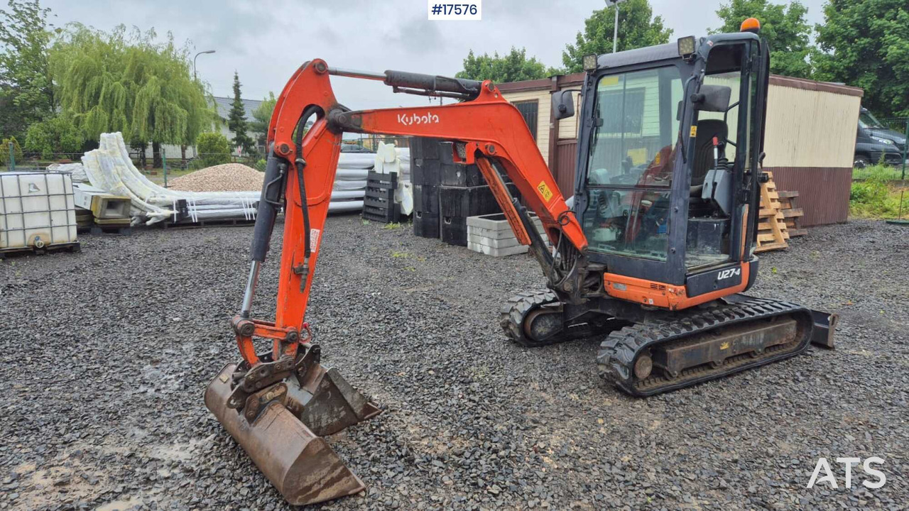 2014 Kubota U27-4 - Mini bager: slika 4 2014 Kubota U27-4 - Mini bager: slika 4