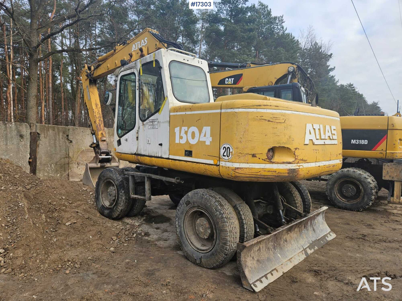 ATLAS 1504 wheeled excavator (2000) - Bager točkaš: slika 1 ATLAS 1504 wheeled excavator (2000) - Bager točkaš: slika 1