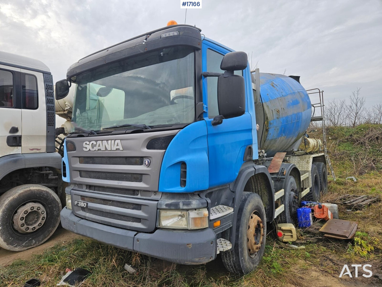 Concrete mixer on SCANIA P380 chassis (2008) - Mikser za beton: slika 1 Concrete mixer on SCANIA P380 chassis (2008) - Mikser za beton: slika 1