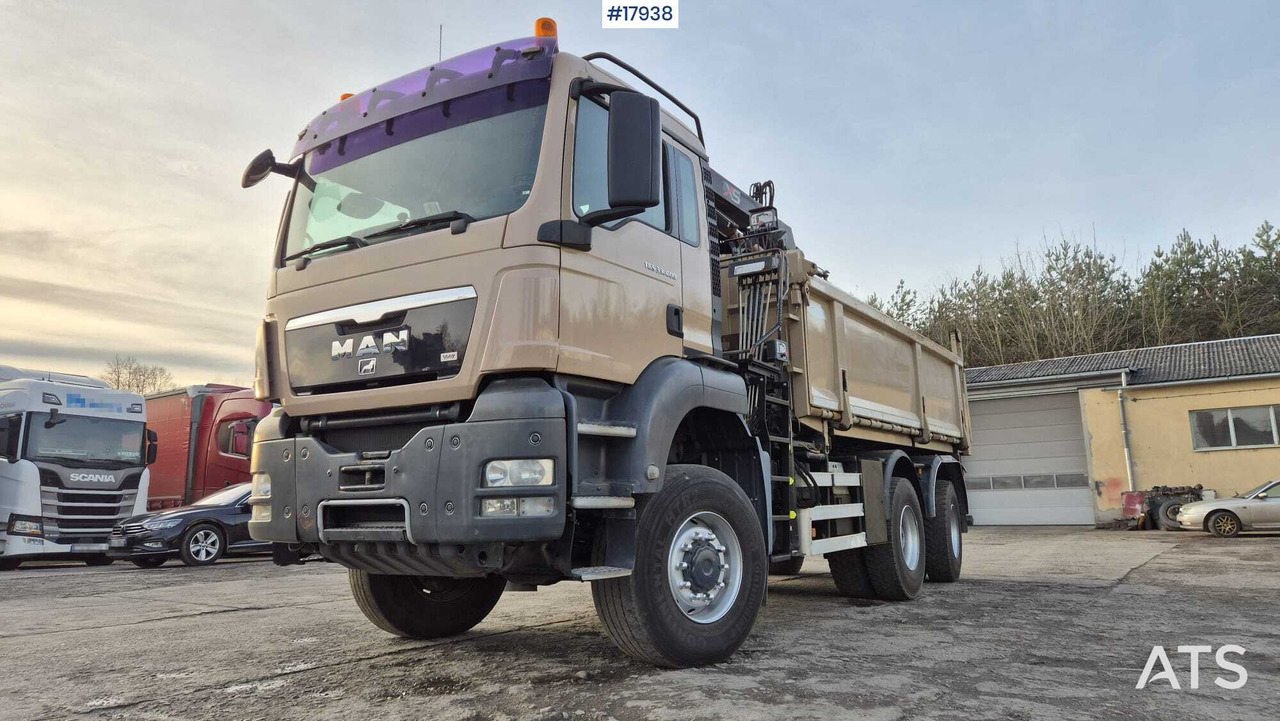 Tipper MAN TGS 33.400 6x4 HDS HIAB 144 DS-2 DUO (2009) - Istovarivač, Kamion sa dizalicom: slika 2 Tipper MAN TGS 33.400 6x4 HDS HIAB 144 DS-2 DUO (2009) - Istovarivač, Kamion sa dizalicom: slika 2