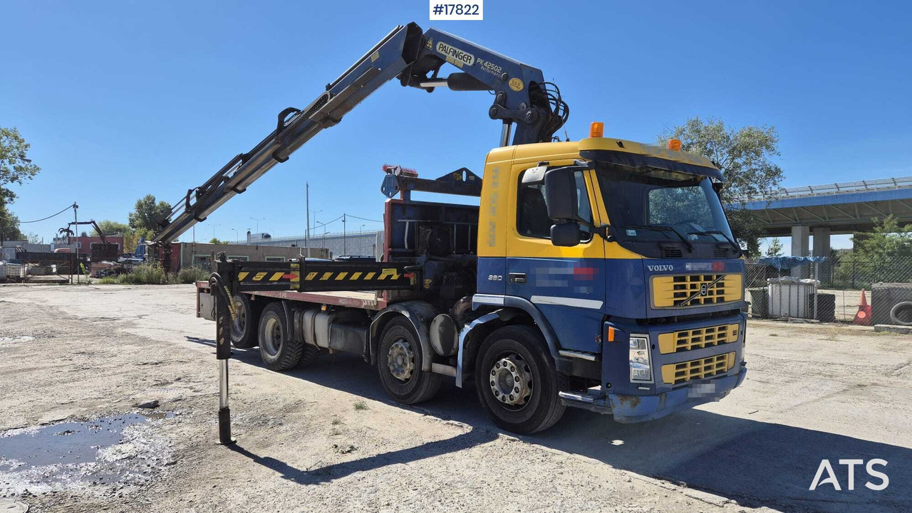 Truck VOLVO FM12 HDS - PALFINGER PK 42502 - Kamion sa tovarnim sandukom, Kamion sa dizalicom: slika 1 Truck VOLVO FM12 HDS - PALFINGER PK 42502 - Kamion sa tovarnim sandukom, Kamion sa dizalicom: slika 1