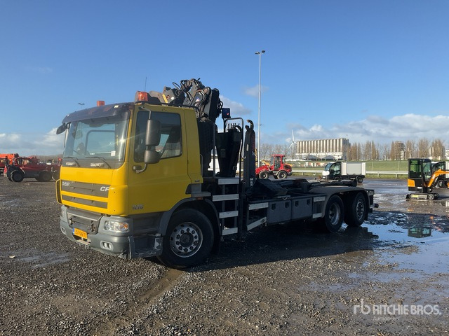 2008 DAF FAN CF 75 6x2 Hooklift Truck - Kamion sa hidrauličnom kukom, Kamion sa dizalicom: slika 1 2008 DAF FAN CF 75 6x2 Hooklift Truck - Kamion sa hidrauličnom kukom, Kamion sa dizalicom: slika 1