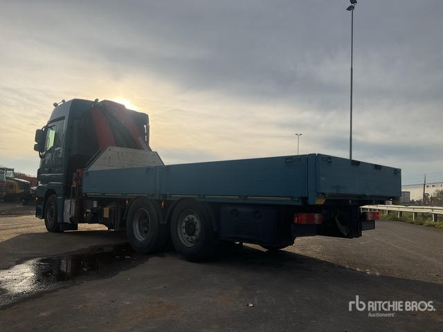 2012 Mercedes-Benz Actros 930.20 2012 HMF 3000-K3 Articulated Bo ... Flatbed Truck with Crane - Kamion sa tovarnim sandukom, Kamion sa dizalicom: slika 1 2012 Mercedes-Benz Actros 930.20 2012 HMF 3000-K3 Articulated Bo ... Flatbed Truck with Crane - Kamion sa tovarnim sandukom, Kamion sa dizalicom: slika 1