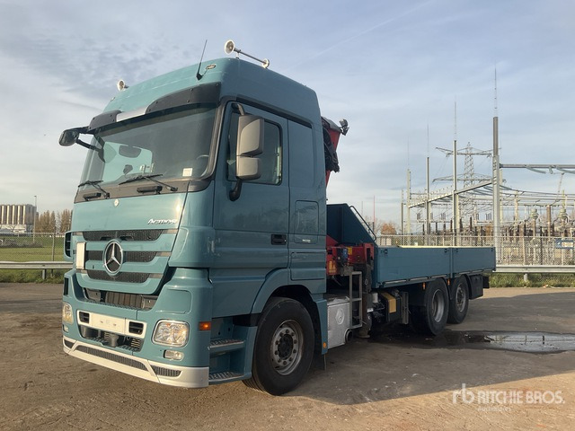 2012 Mercedes-Benz Actros 930.20 2012 HMF 3000-K3 Articulated Bo ... Flatbed Truck with Crane - Kamion sa tovarnim sandukom, Kamion sa dizalicom: slika 3 2012 Mercedes-Benz Actros 930.20 2012 HMF 3000-K3 Articulated Bo ... Flatbed Truck with Crane - Kamion sa tovarnim sandukom, Kamion sa dizalicom: slika 3