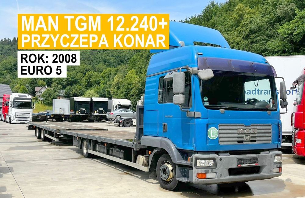 MAN TGM 12.240 // 2008 Rok // Euro 5 // + Przyczepa Konar 2 osie // 7.7+7.7 // - Druga mašina: slika 1 MAN TGM 12.240 // 2008 Rok // Euro 5 // + Przyczepa Konar 2 osie // 7.7+7.7 // - Druga mašina: slika 1