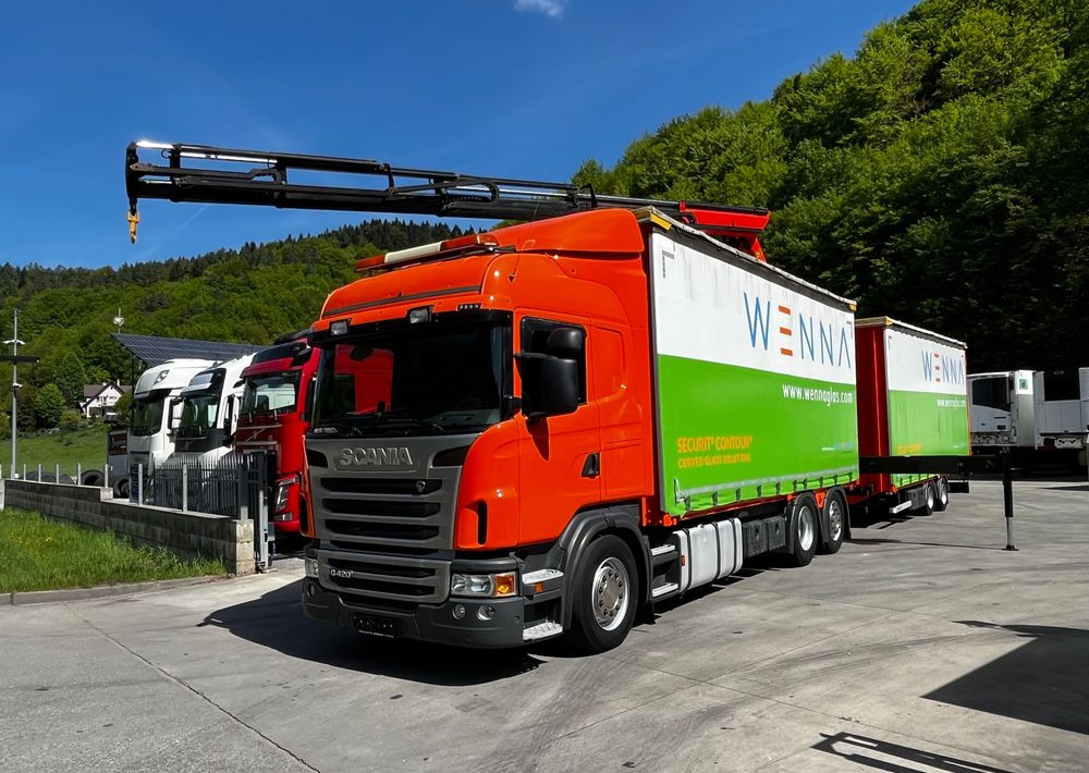 Scania G420 // Tandem // HDS Palfinger 18002 EH // Przyczepa // Oś skrętna podnoszona // Video !!! - Kamion sa ceradom, Kamion sa dizalicom: slika 1 Scania G420 // Tandem // HDS Palfinger 18002 EH // Przyczepa // Oś skrętna podnoszona // Video !!! - Kamion sa ceradom, Kamion sa dizalicom: slika 1
