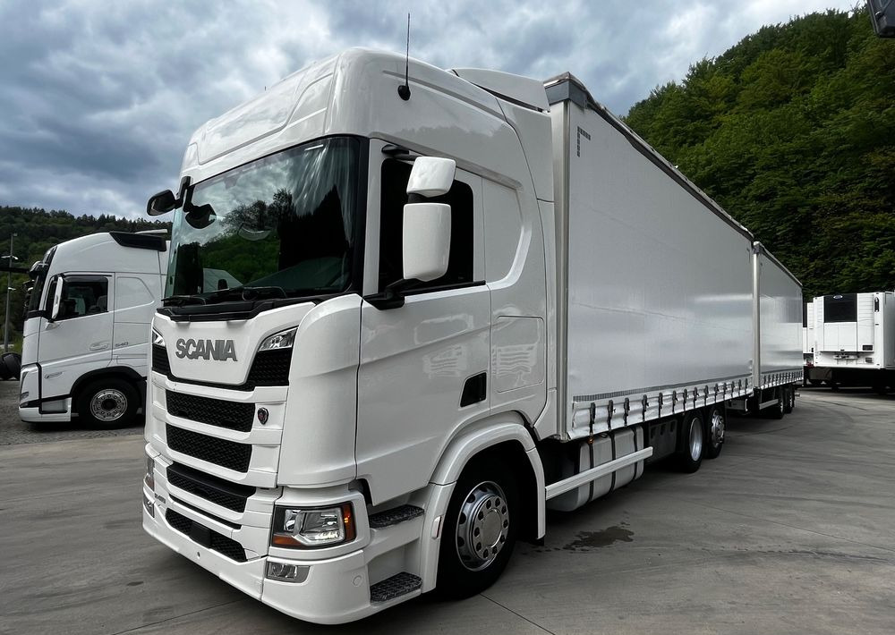 Scania R410 // 2018 // Retarder // Tandem 7.7+7.7 // Przyczepa Krone // Oś podnosozna // - Kamion sa ceradom: slika 2 Scania R410 // 2018 // Retarder // Tandem 7.7+7.7 // Przyczepa Krone // Oś podnosozna // - Kamion sa ceradom: slika 2