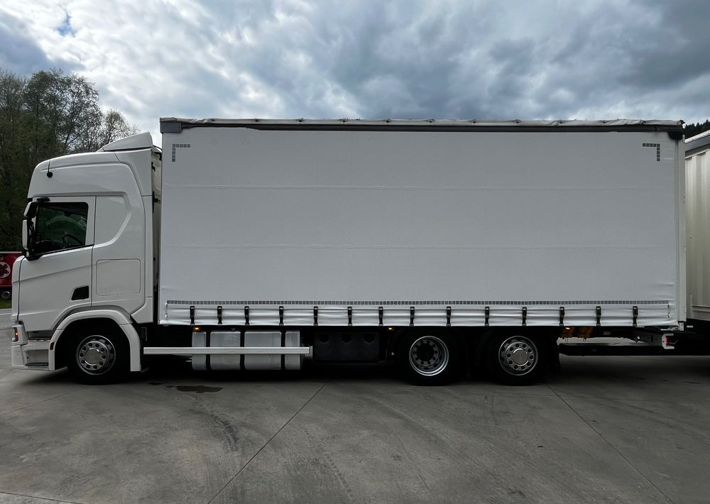 Scania R410 // 2018 // Retarder // Tandem 7.7+7.7 // Przyczepa Krone // Oś podnosozna // - Kamion sa ceradom: slika 4 Scania R410 // 2018 // Retarder // Tandem 7.7+7.7 // Przyczepa Krone // Oś podnosozna // - Kamion sa ceradom: slika 4