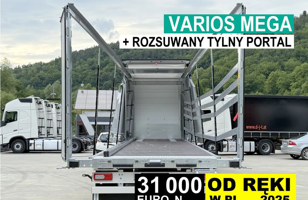 Schmitz Cargobull MEGA VARIOS + BDE - Poluprikolica sa ceradom: slika 1 Schmitz Cargobull MEGA VARIOS + BDE - Poluprikolica sa ceradom: slika 1
