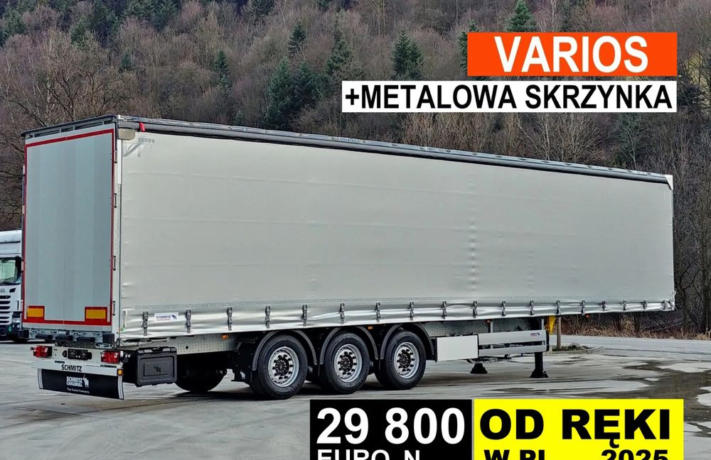 Schmitz Cargobull VARIOS + SKRZYNKA - Poluprikolica sa ceradom: slika 1 Schmitz Cargobull VARIOS + SKRZYNKA - Poluprikolica sa ceradom: slika 1