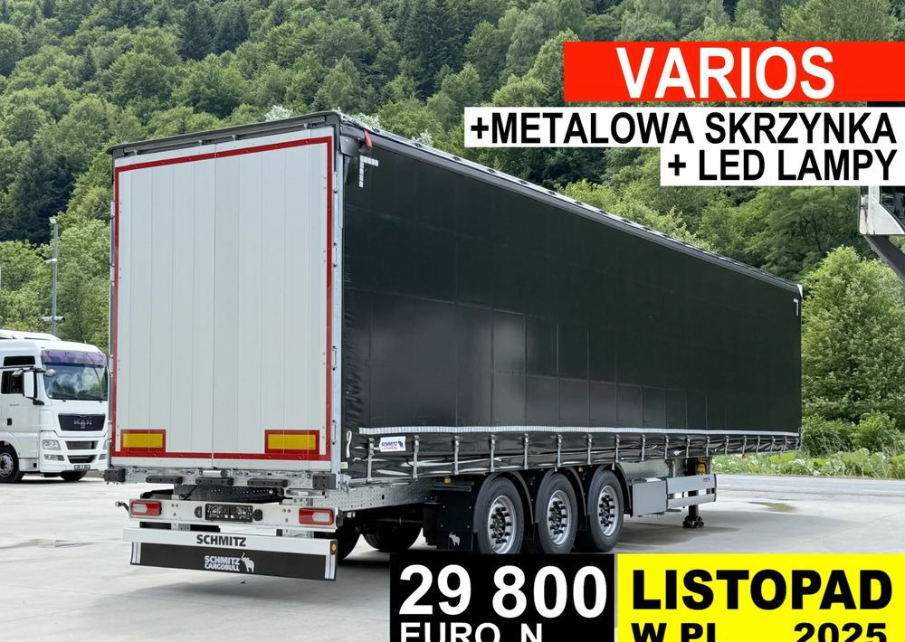 Schmitz Cargobull VARIOS + SKRZYNKA - Poluprikolica sa ceradom: slika 1 Schmitz Cargobull VARIOS + SKRZYNKA - Poluprikolica sa ceradom: slika 1