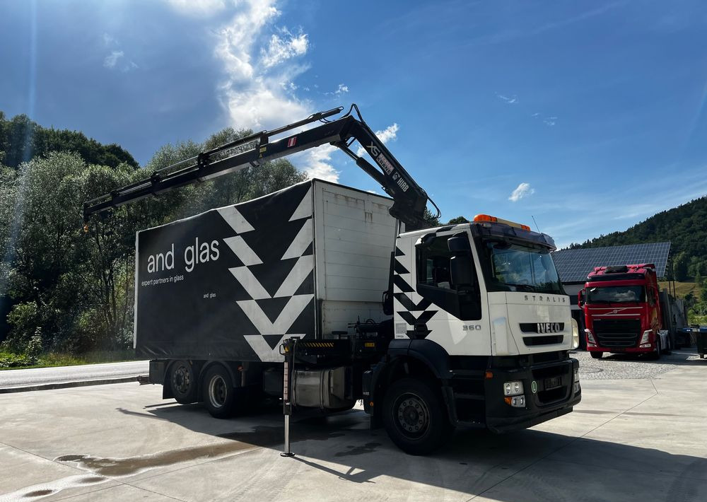 Iveco Stralis 360 // HIAB 144 E4 HIDUO + Radio // Zabudowa 6m // Oś podnoszona - Tegljač: slika 2 Iveco Stralis 360 // HIAB 144 E4 HIDUO + Radio // Zabudowa 6m // Oś podnoszona - Tegljač: slika 2