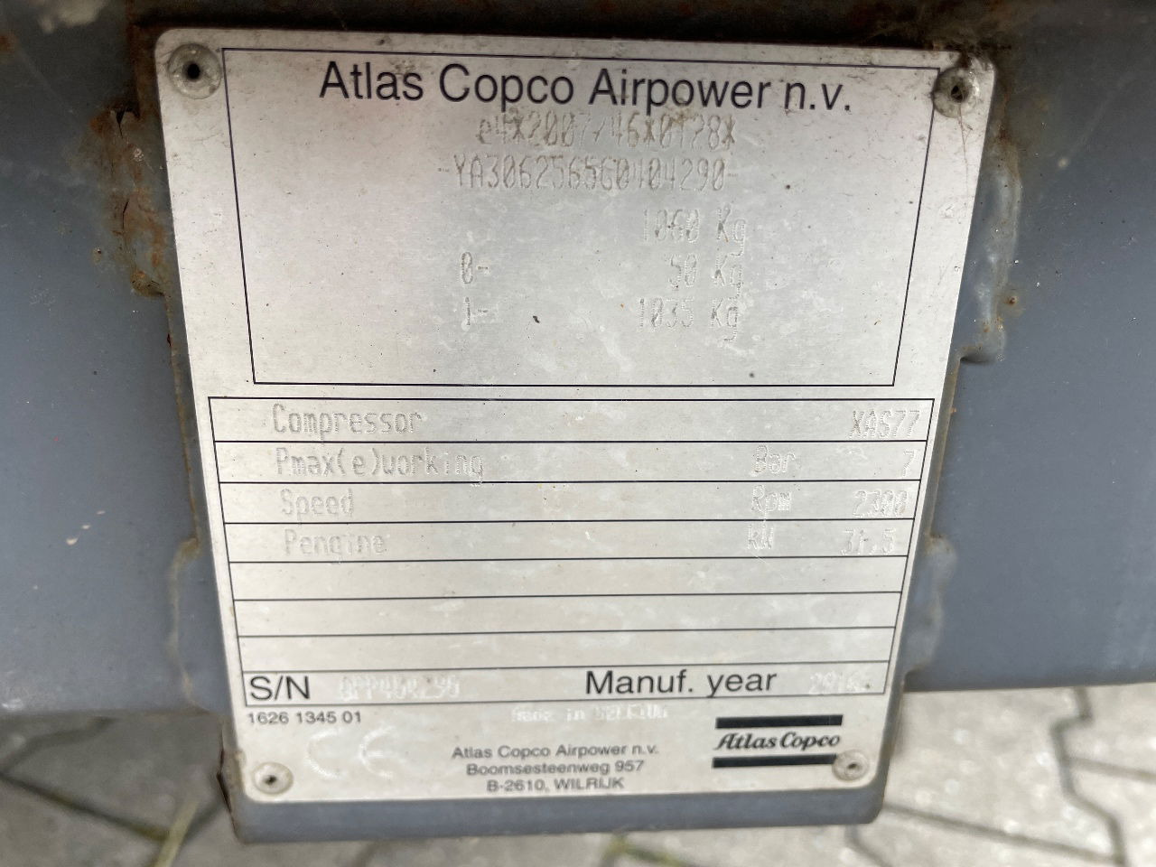 Atlas Copco Xas77 - Kompresor za vazduh: slika 5 Atlas Copco Xas77 - Kompresor za vazduh: slika 5