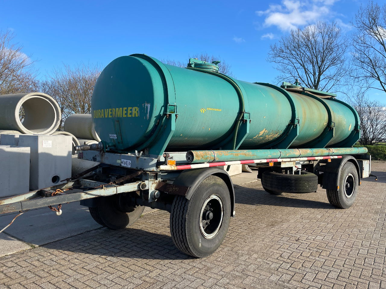 Burg Bitumen tank inox 14.000L - Prikolica cisterna: slika 1 Burg Bitumen tank inox 14.000L - Prikolica cisterna: slika 1