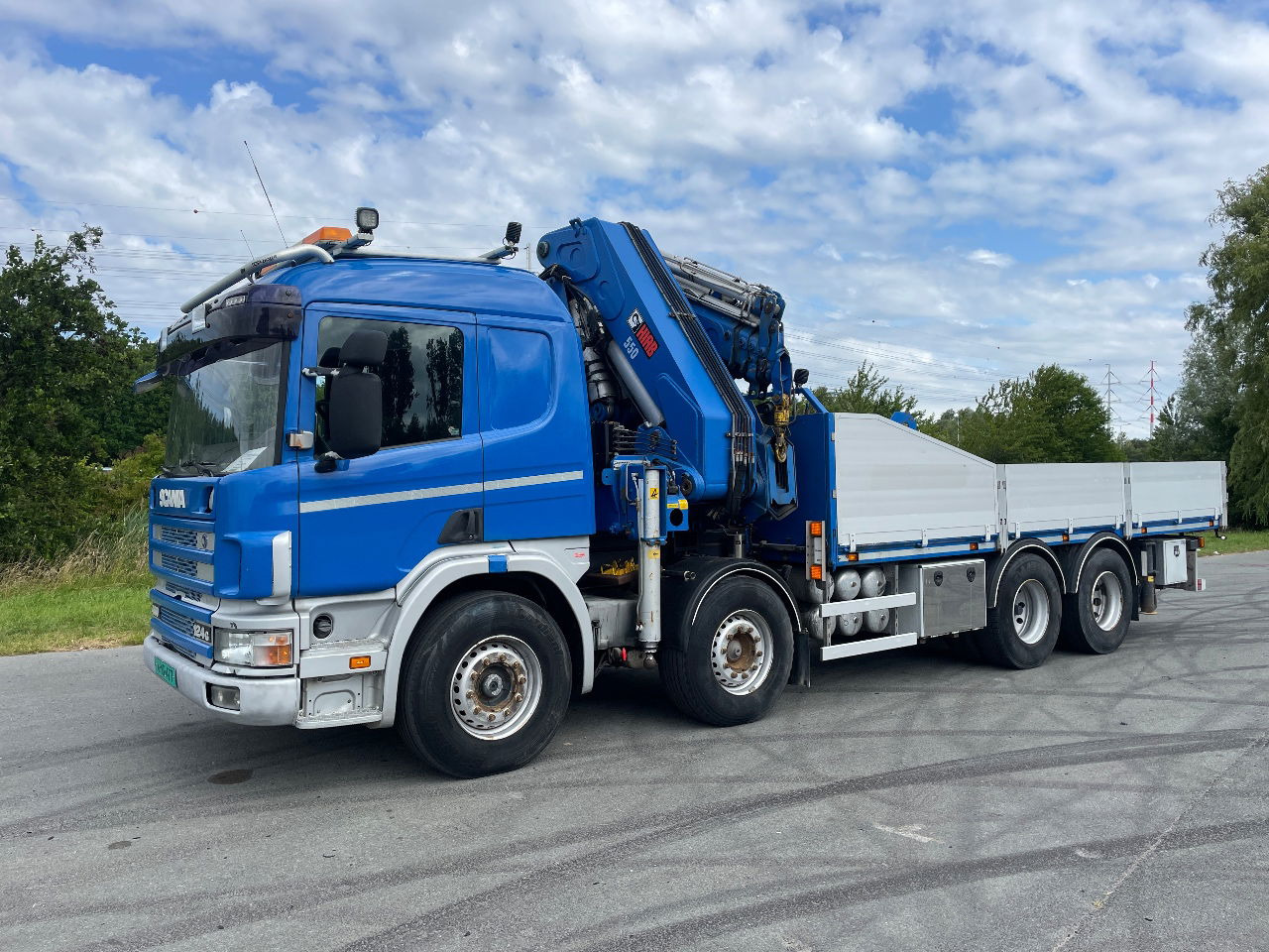 Scania P124-400 124 with hiab 550 crane with jib, excellent condition - Kamion sa dizalicom: slika 3 Scania P124-400 124 with hiab 550 crane with jib, excellent condition - Kamion sa dizalicom: slika 3