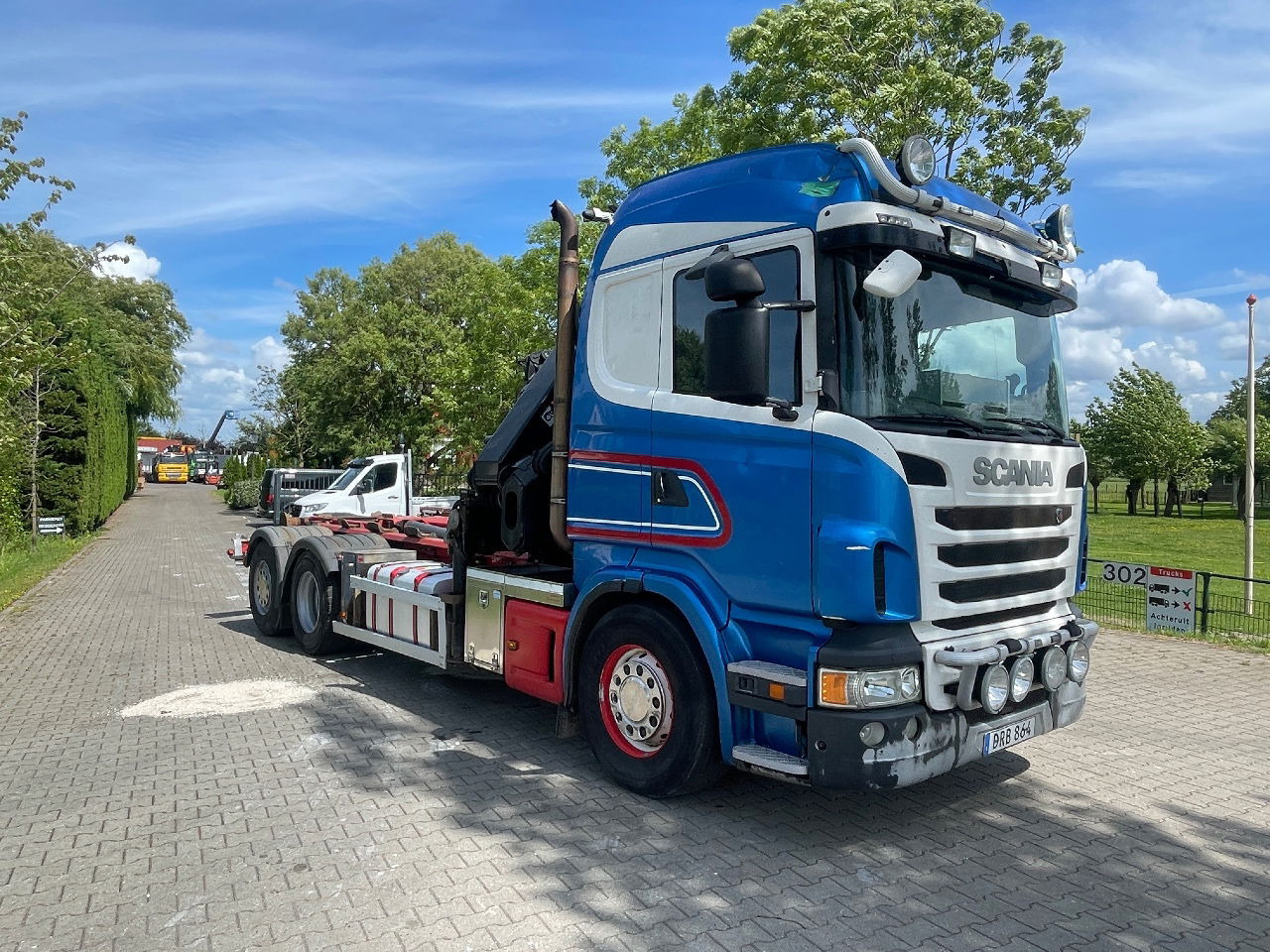 Scania R480 with hiab hookloader and hiab 262 EP5 with remote crane 2019 - Kamion za prevoz kontejnera/ Kamion sa promenjivim sandukom, Kamion sa dizalicom: slika 4 Scania R480 with hiab hookloader and hiab 262 EP5 with remote crane 2019 - Kamion za prevoz kontejnera/ Kamion sa promenjivim sandukom, Kamion sa dizalicom: slika 4