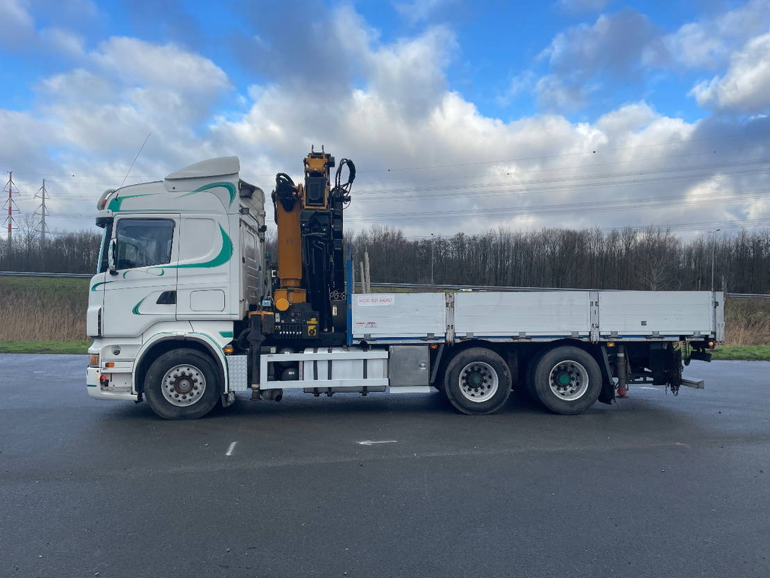 Scania R580 V8 Effer 370 crane with jib and winch - Kamion sa dizalicom: slika 3 Scania R580 V8 Effer 370 crane with jib and winch - Kamion sa dizalicom: slika 3