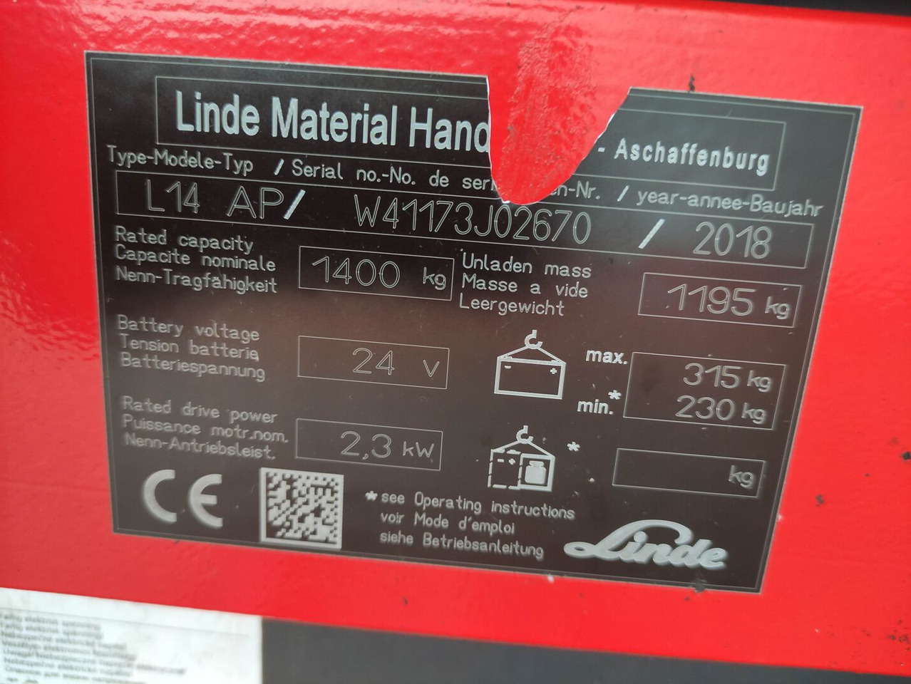 Linde L14 APi - Slagač: slika 5 Linde L14 APi - Slagač: slika 5