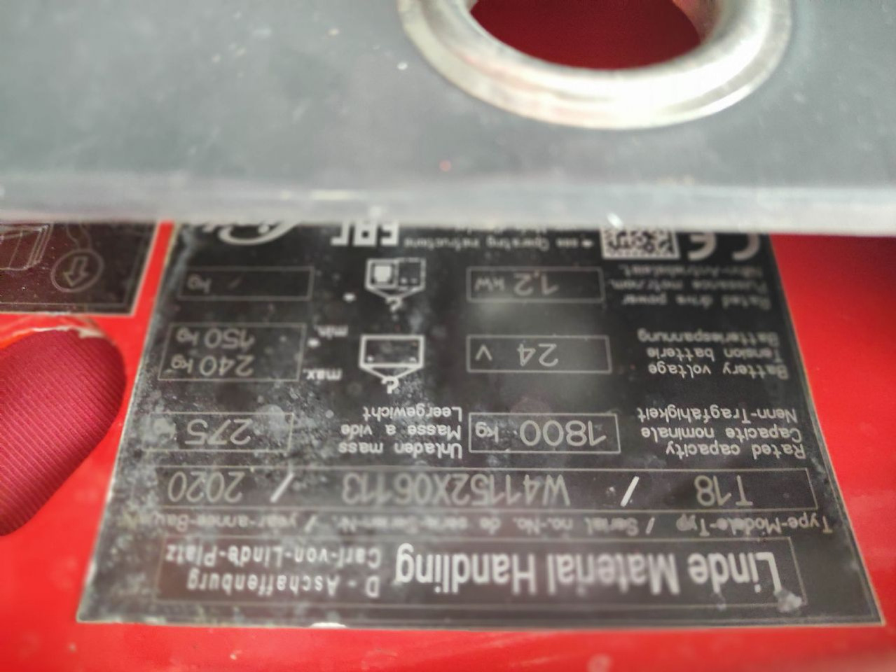 Linde T18-1152 (LACK NEU) - Kolica za palete: slika 5 Linde T18-1152 (LACK NEU) - Kolica za palete: slika 5