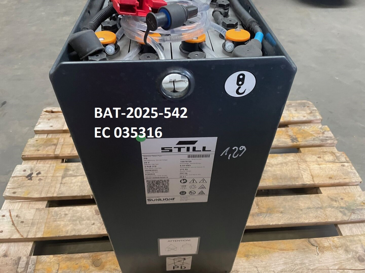 Sunlight I 24 Volt I 3 PzS 375 - Baterija za Oprema za rukovanje materijalima: slika 5 Sunlight I 24 Volt I 3 PzS 375 - Baterija za Oprema za rukovanje materijalima: slika 5