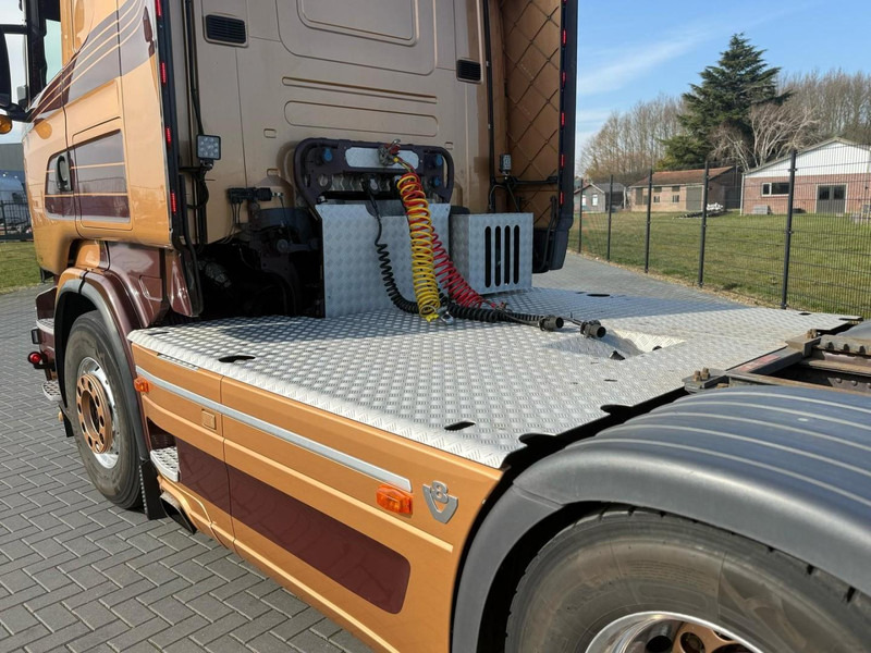 Tegljač Scania R730 V8 V8, SHOWTRUCK VOLLUCHT, RETARDER,  HYDRAULIEK, BOOGIE, ALU WIELEN, LEER.: slika 12