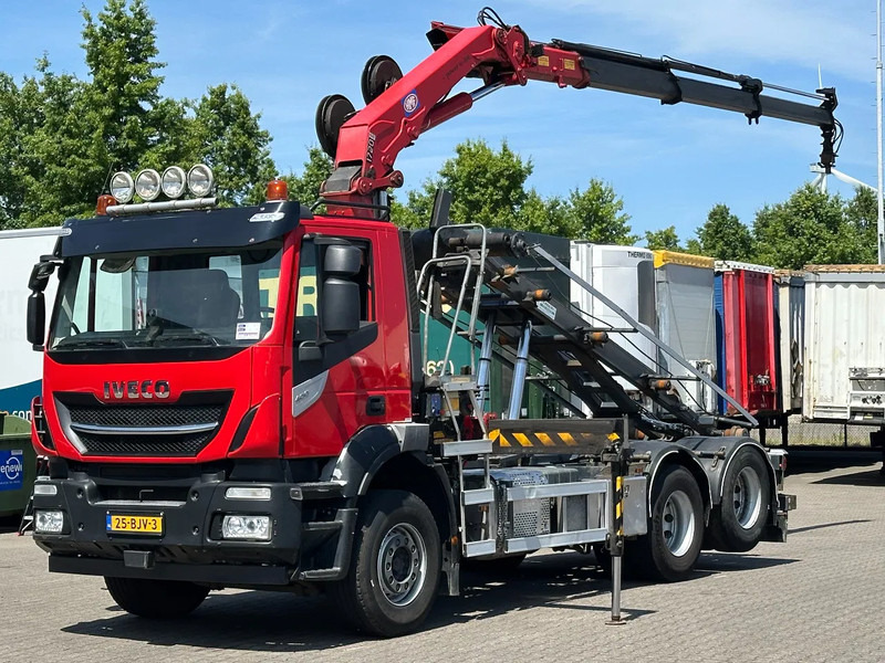 Iveco Stralis 400 6x2 HMF 1720 K3 Kraan Met 24T HTS Kabel Systeem / Rotator / Euro 6 - Kamion sa kablovskim sistemom, Kamion sa dizalicom: slika 1 Iveco Stralis 400 6x2 HMF 1720 K3 Kraan Met 24T HTS Kabel Systeem / Rotator / Euro 6 - Kamion sa kablovskim sistemom, Kamion sa dizalicom: slika 1