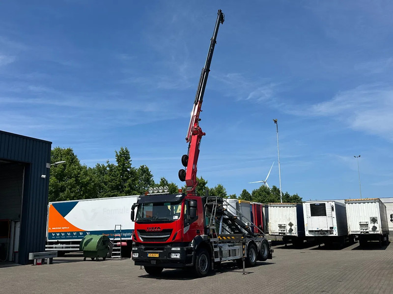 Iveco Stralis 400 6x2 HMF 1720 K3 Kraan Met 24T HTS Kabel Systeem / Rotator / Euro 6 - Kamion sa kablovskim sistemom, Kamion sa dizalicom: slika 2 Iveco Stralis 400 6x2 HMF 1720 K3 Kraan Met 24T HTS Kabel Systeem / Rotator / Euro 6 - Kamion sa kablovskim sistemom, Kamion sa dizalicom: slika 2
