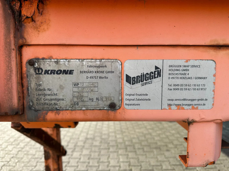 Krone BDF Schuifzeil/Dak Wissellaadbak - Brodski kontejner: slika 5 Krone BDF Schuifzeil/Dak Wissellaadbak - Brodski kontejner: slika 5