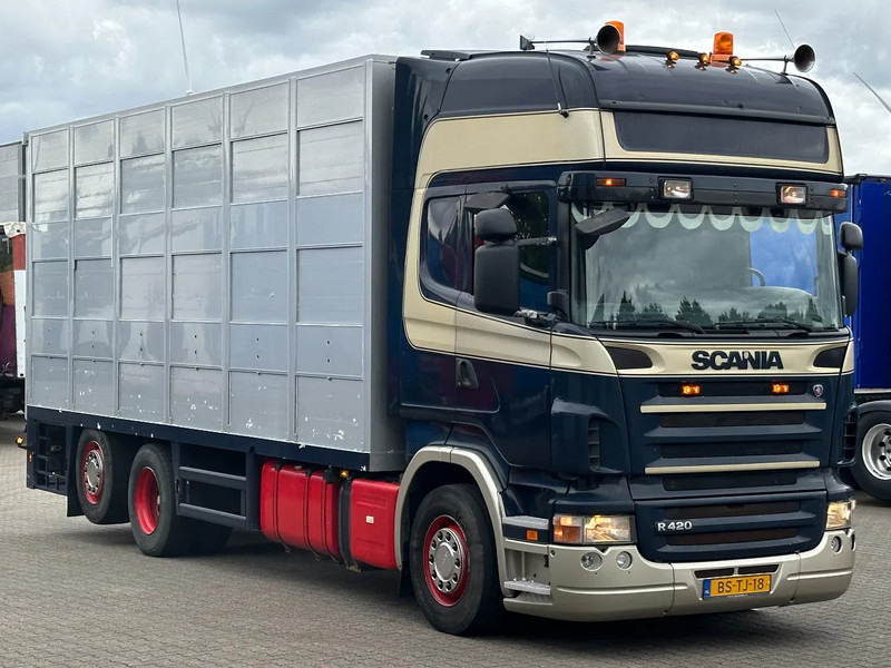 Scania R420 6x2 Topline / 3 Stock Animal Transport / Retarder / Euro 5 - Kamion za prevoz stoke: slika 2 Scania R420 6x2 Topline / 3 Stock Animal Transport / Retarder / Euro 5 - Kamion za prevoz stoke: slika 2