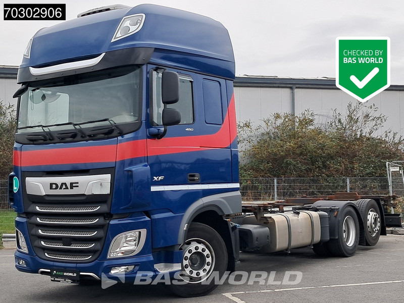 DAF XF 480 6X2 BDF Retarder SSC Lift+Steering Axle Automatic Euro 6 - Kamion za prevoz kontejnera/ Kamion sa promenjivim sandukom: slika 1 DAF XF 480 6X2 BDF Retarder SSC Lift+Steering Axle Automatic Euro 6 - Kamion za prevoz kontejnera/ Kamion sa promenjivim sandukom: slika 1