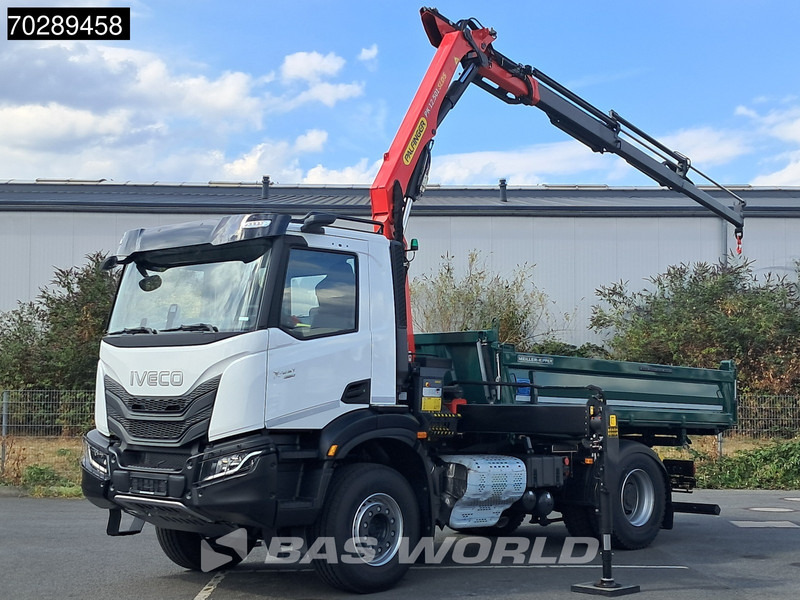 Iveco X-Way 460 4X2 NEW Palfinger PK12.501 Kran Crane Remote 3-way tipper ACC Navi - Istovarivač, Kamion sa dizalicom: slika 2 Iveco X-Way 460 4X2 NEW Palfinger PK12.501 Kran Crane Remote 3-way tipper ACC Navi - Istovarivač, Kamion sa dizalicom: slika 2