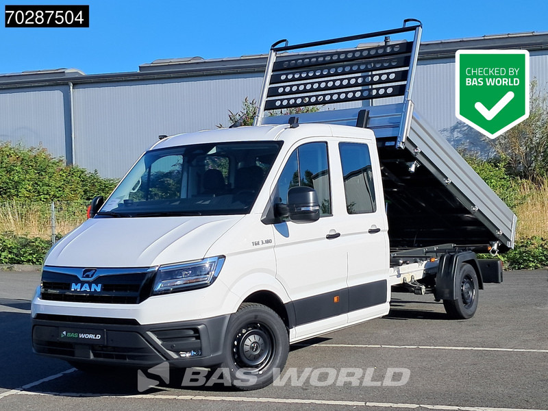 MAN TGE 3.180 Neu! Dreiseitenkipper Automatik 2025 Facelift 180PS AHK LED Klima Tempomat Navi ACC Euro6 Kieper 3m3 A/C Towbar Cruise control - Dostavno vozilo istovarivač: slika 1 MAN TGE 3.180 Neu! Dreiseitenkipper Automatik 2025 Facelift 180PS AHK LED Klima Tempomat Navi ACC Euro6 Kieper 3m3 A/C Towbar Cruise control - Dostavno vozilo istovarivač: slika 1