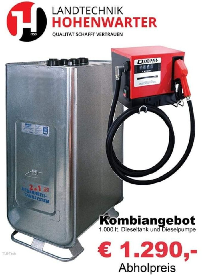 PE Combi 1000 L Hof Tankstelle (15796) - Rezervoar: slika 1 PE Combi 1000 L Hof Tankstelle (15796) - Rezervoar: slika 1