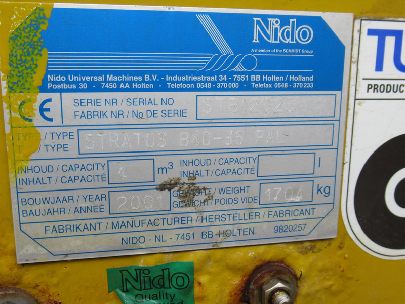 Rasipač peska/ Soli NIDO STRATOS B40-36 PAL ROTO-power Salzstreuer Zoutstrooier: slika 12