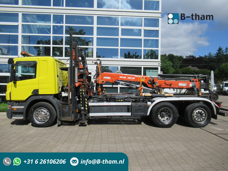 Scania P 340 B 6x2*4 VDL Haak - Kraan ATLAS 206.3E - Kamion sa hidrauličnom kukom, Kamion sa dizalicom: slika 1 Scania P 340 B 6x2*4 VDL Haak - Kraan ATLAS 206.3E - Kamion sa hidrauličnom kukom, Kamion sa dizalicom: slika 1