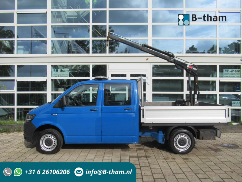 Volkswagen Transporter 2.0 TDI 75KW L2 DOKA + HIAB Dubbelcabine Comfort - Dostavno vozilo sa otvorenom sandukom, Dostavno vozilo sa duplom kabinom: slika 1 Volkswagen Transporter 2.0 TDI 75KW L2 DOKA + HIAB Dubbelcabine Comfort - Dostavno vozilo sa otvorenom sandukom, Dostavno vozilo sa duplom kabinom: slika 1
