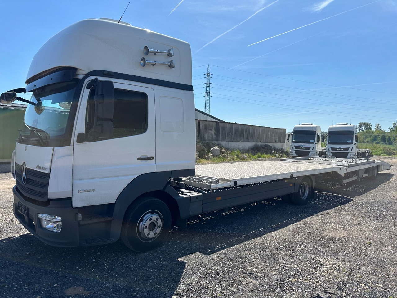 Mercedes-Benz Atego 1024 Flachzug 2-Bett Winde VDI2700 - Kamion za prevoz automobila: slika 1 Mercedes-Benz Atego 1024 Flachzug 2-Bett Winde VDI2700 - Kamion za prevoz automobila: slika 1
