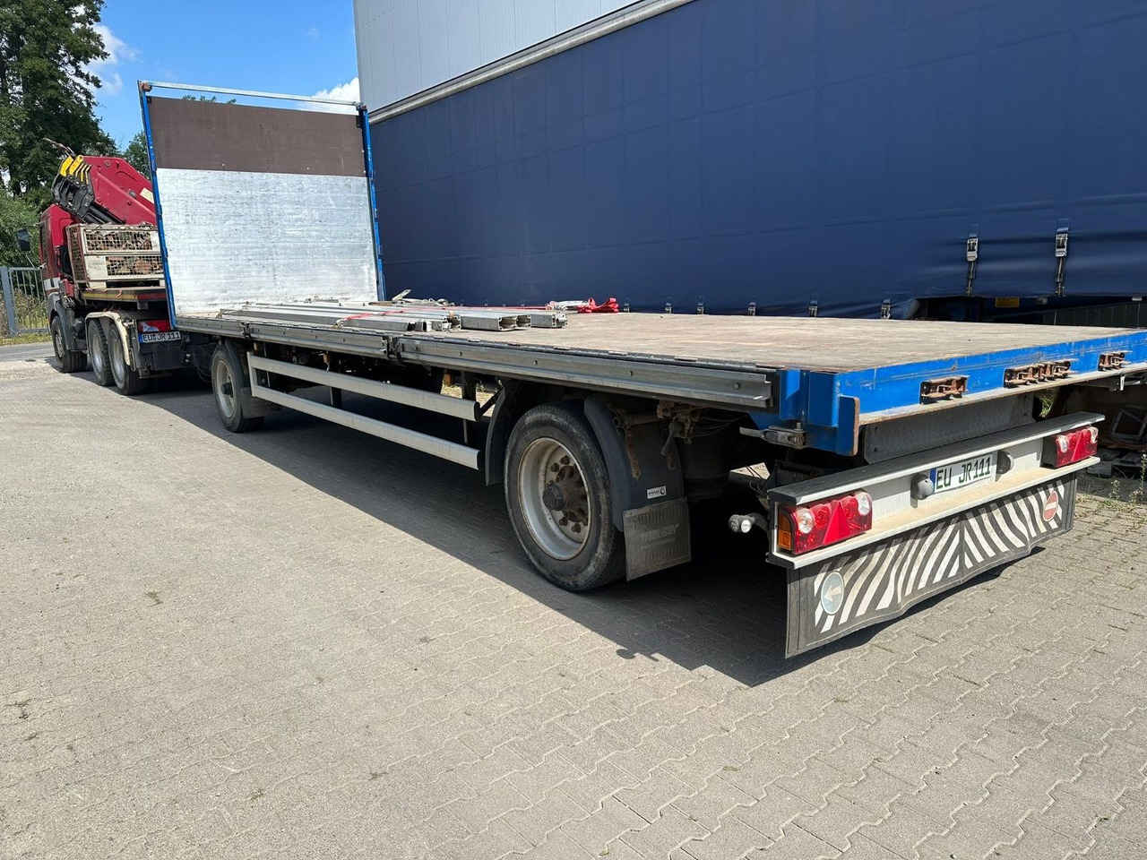 Meuser Plattform Anhänger/ 9m/Luft/11.000Kg - Plato prikolica: slika 2 Meuser Plattform Anhänger/ 9m/Luft/11.000Kg - Plato prikolica: slika 2