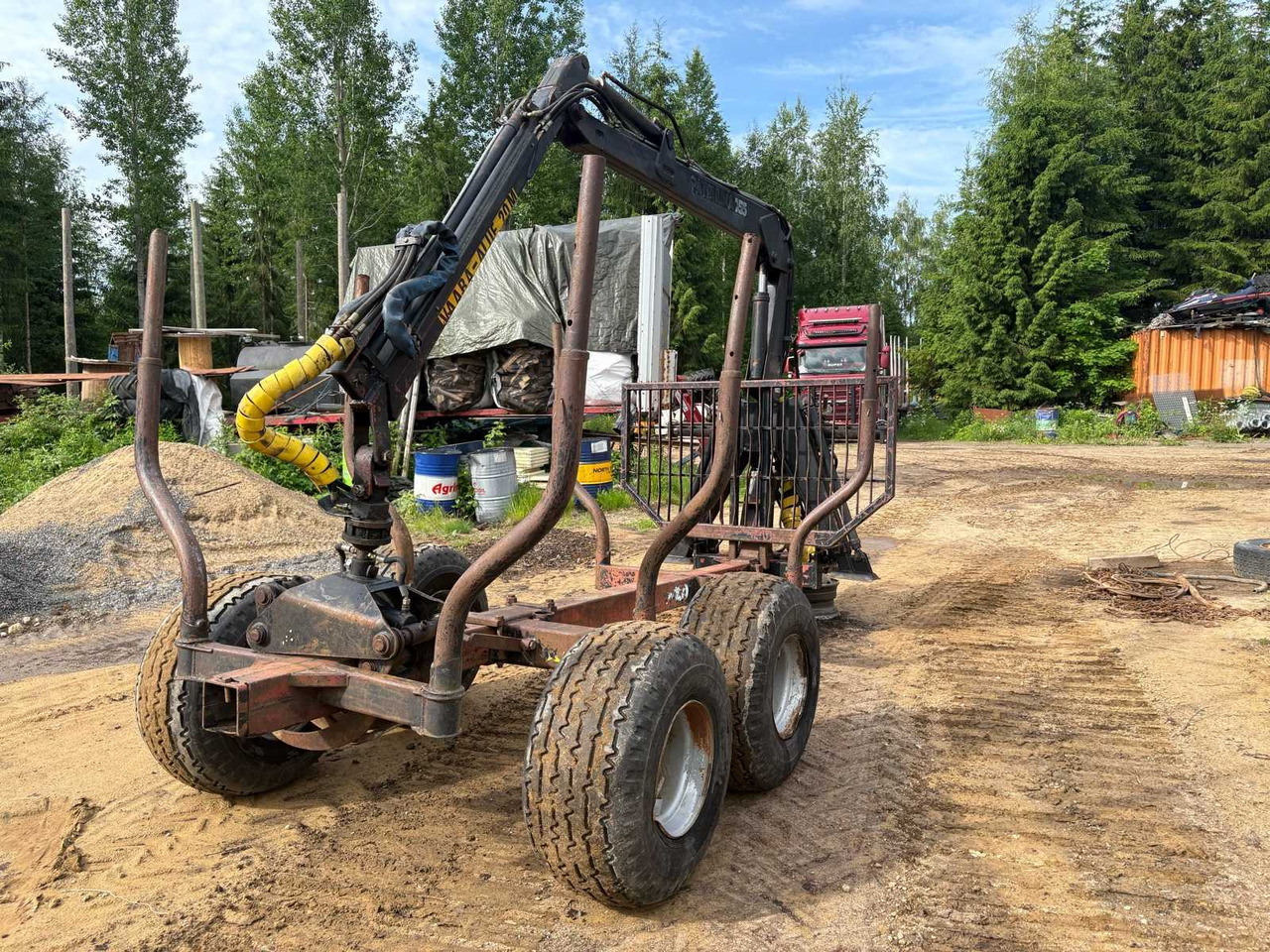 Forest trailer with Cartridge 755 crane - Šumska prikolica: slika 1 Forest trailer with Cartridge 755 crane - Šumska prikolica: slika 1