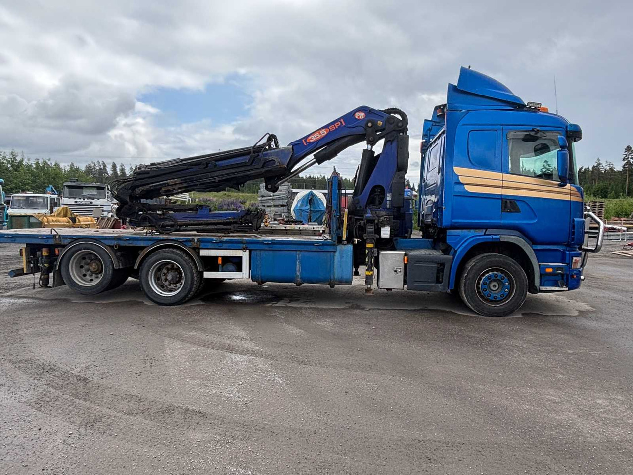 Truck Scania R 164 460 + crane PM 35.5 SP - Kamion sa tovarnim sandukom, Kamion sa dizalicom: slika 4 Truck Scania R 164 460 + crane PM 35.5 SP - Kamion sa tovarnim sandukom, Kamion sa dizalicom: slika 4
